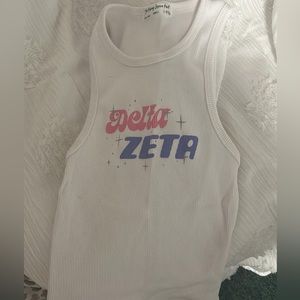 Delta Zeta tank! Size small